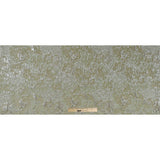 Khaki, Pista Green and Silver Abstract Floral Metallic Brocade/Jacquard