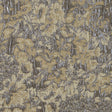 Khaki, Cream and Steel Gray Abstract Floral Metallic Brocade/Jacquard