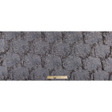 Metallic Nude and Gray Abstract Brocade