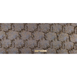 Metallic Gold and Gray Abstract Brocade