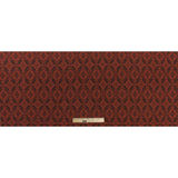 Rust and Coffee Geometric Brocade