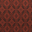 Rust and Coffee Geometric Brocade