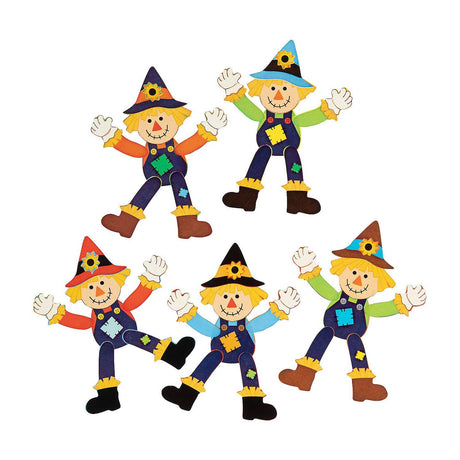 Mini Make-a-Scarecrow Sticker Roll 100 Pc