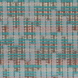 Ivory, Sea Green and Light Coral Metallic Brocade