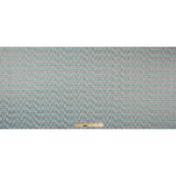 Ivory, Sea Green and Light Coral Metallic Brocade