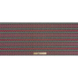 Fluorescent Pink and Lady Green Tribal Jacquard