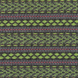 Fluorescent Green and Lady Pink Tribal Jacquard