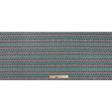 Sea Green and Fluorescent Pink Tribal Jacquard
