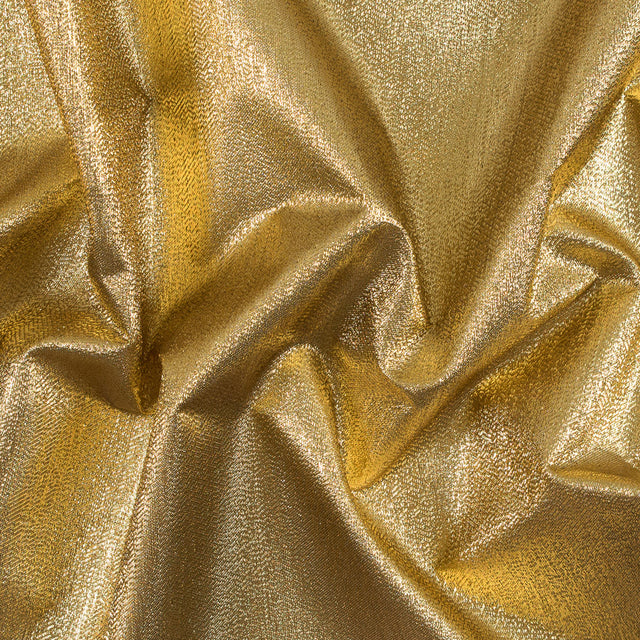 Woven Lame - Metallic Gold