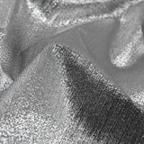 Woven Lame - Metallic Silver