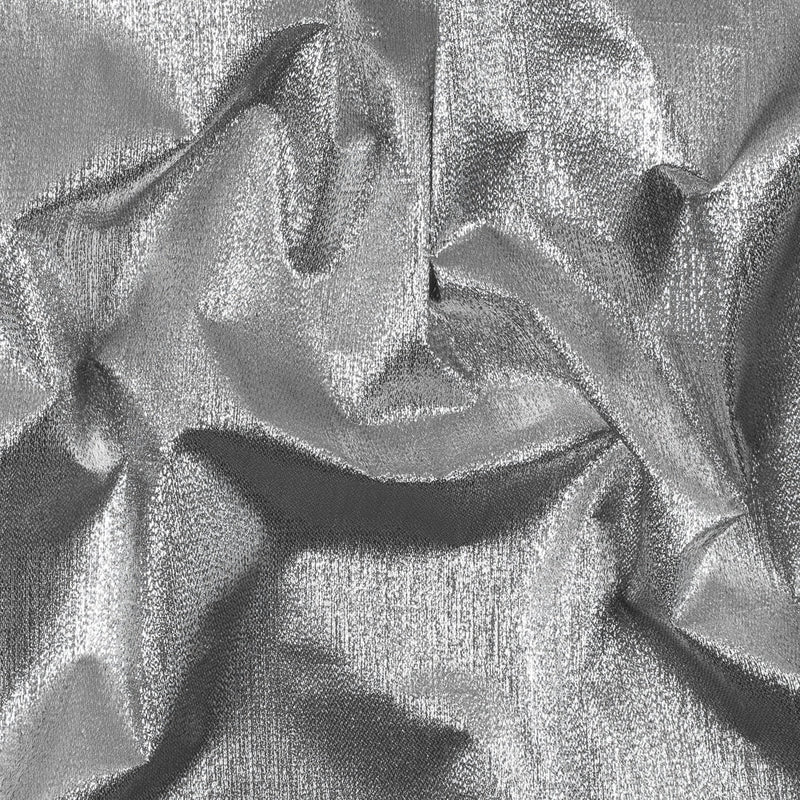 Woven Lame - Metallic Silver