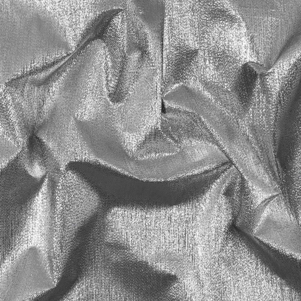 Woven Lame - Metallic Silver