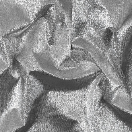 Woven Lame - Metallic Silver