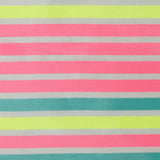 Striped Taffeta - Fluorescent Pink