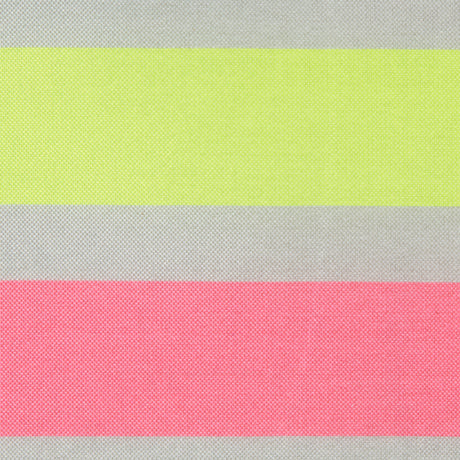 Striped Taffeta - Fluorescent Pink
