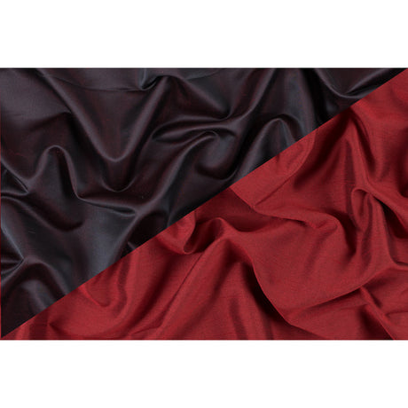 True Red Solid Polyester Shantung