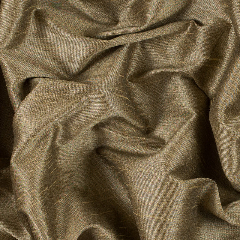 Buff Yellow Solid Polyester Shantung