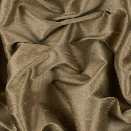 Buff Yellow Solid Polyester Shantung