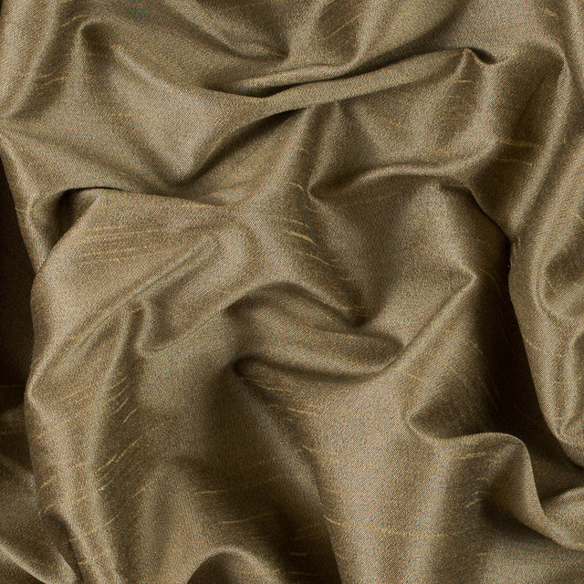 Buff Yellow Solid Polyester Shantung