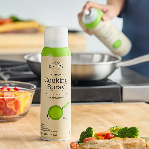 Hometown Provisions All-Purpose Cooking Pan Release Spray 16 oz. - 6/Case