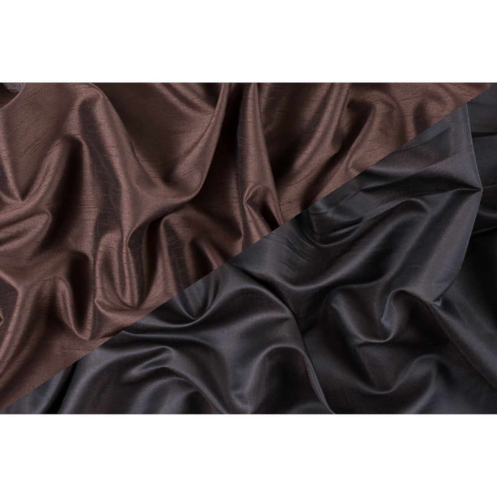 Bison Solid Polyester Shantung