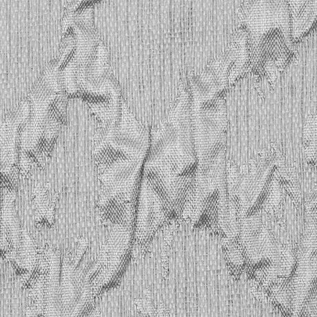 Metallic Silver/Blanc de Blanc Abstract Polyester Brocade/Jacquard