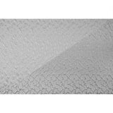 Metallic Silver/Blanc de Blanc Abstract Polyester Brocade/Jacquard