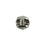 Faceted Cube Glass Button - 18L/11.5mm
