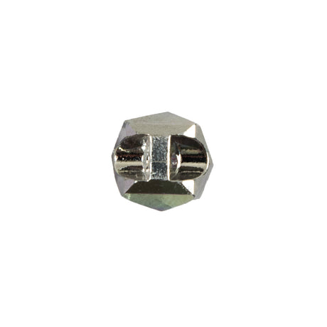 Faceted Cube Glass Button - 18L/11.5mm