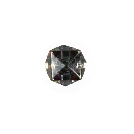 Faceted Cube Glass Button - 18L/11.5mm