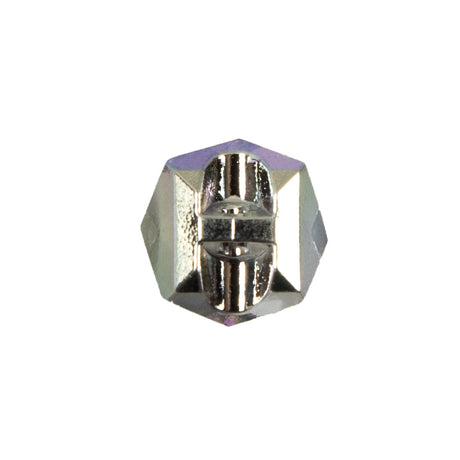 Faceted Cube Glass Button - 24L/15mm