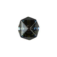 Faceted Cube Glass Button - 24L/15mm