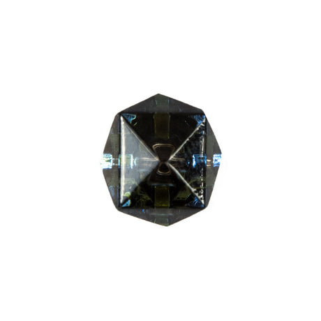 Faceted Cube Glass Button - 24L/15mm