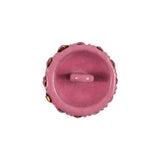 Pink Rhinestones Metal Shank Back Button - 25L/16mm