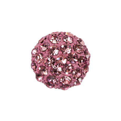 Pink Rhinestones Metal Shank Back Button - 25L/16mm