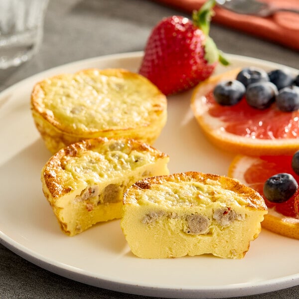 Artisan Kitchens Sausage and Three Cheese Egg Bites 2.3 oz. - 140/Case
