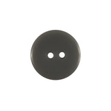 Plastic 2-Hole Button - 32L/20mm - Gray and White Smoky Swirls