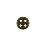 Olive Plastic Button - 18L/11.5mm
