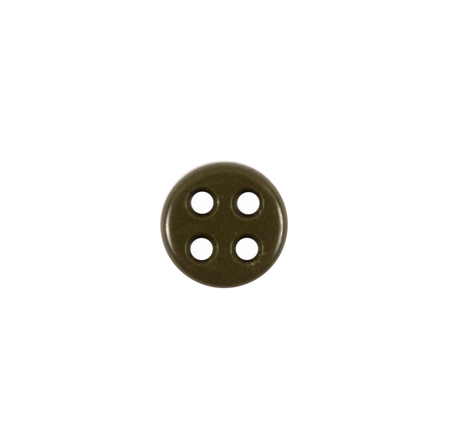Olive Plastic Button - 18L/11.5mm
