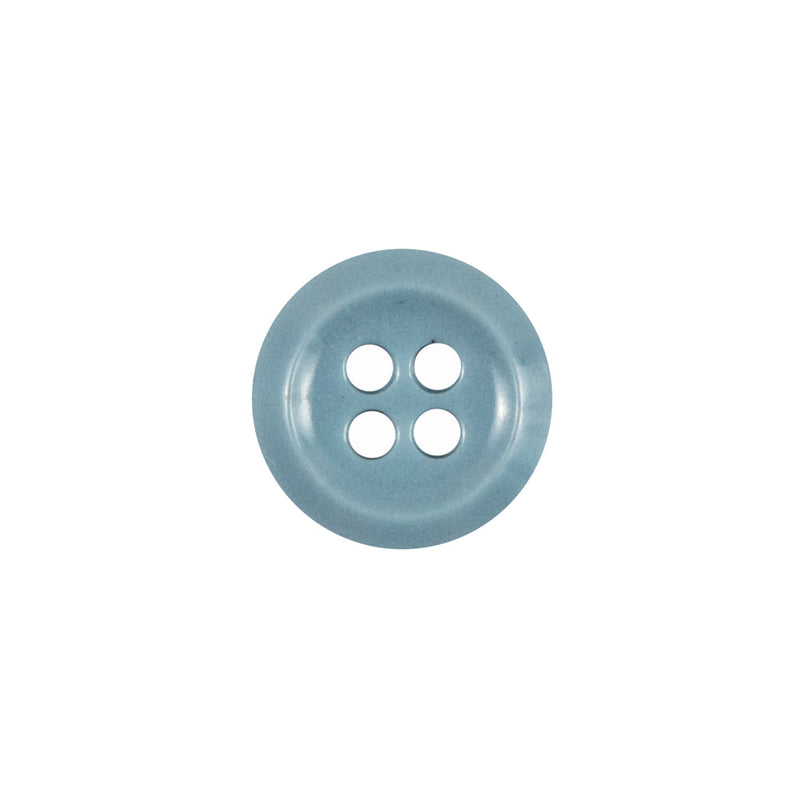 Blue Plastic Button - 22L/14mm