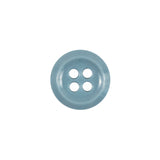 Blue Plastic Button - 22L/14mm