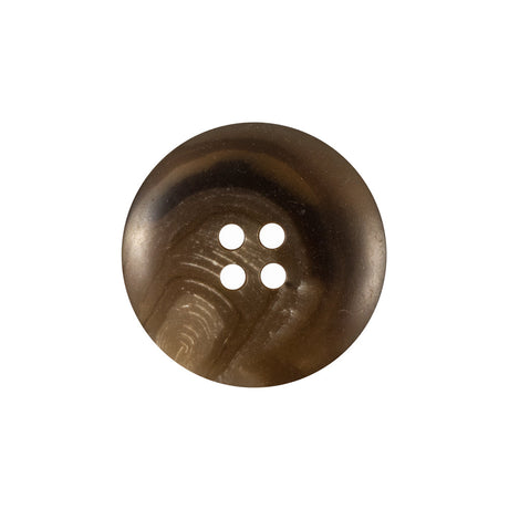 Brown 4-Hole Plastic Button - 35L/22mm