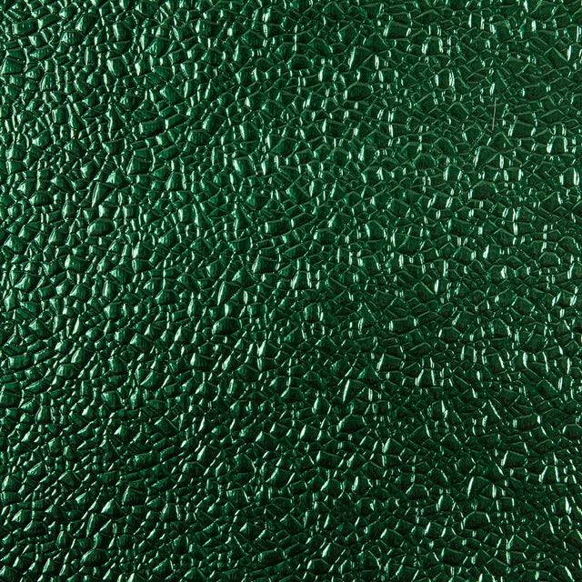 Metallic Green Crackled Vinyl