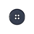 Plastic 4-Hole Button - 32L/20mm - Navy Blue Narrow Rim