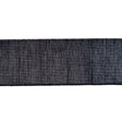 Metallic Silver and Black Elastic - 2"