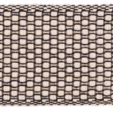Beige and Black Woven Trim - 1.5"
