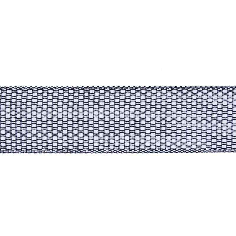 Black and White Woven Trim - 1.5"
