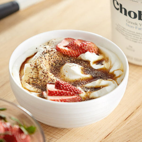 Chobani Non-Fat Plain Greek Yogurt 32 oz. - 6/Case
