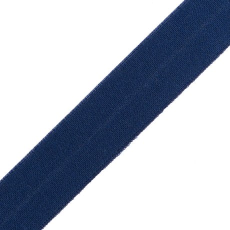 Italian Navy Foldover Stretch Tape - 0.625"