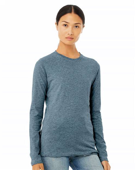 BELLA + CANVAS® Women Jersey Long Sleeve Crewneck T-Shirt